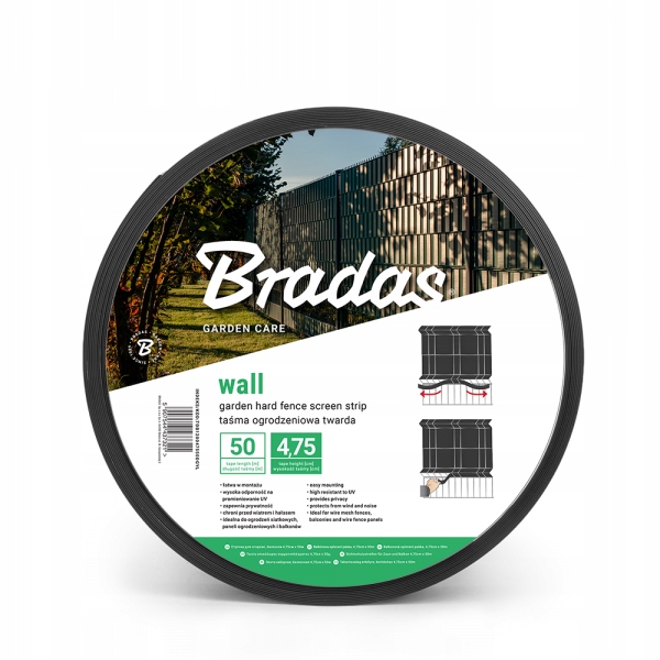 Bradas Stínící panelové pásy 4,75 cm x 50 m RAL7021