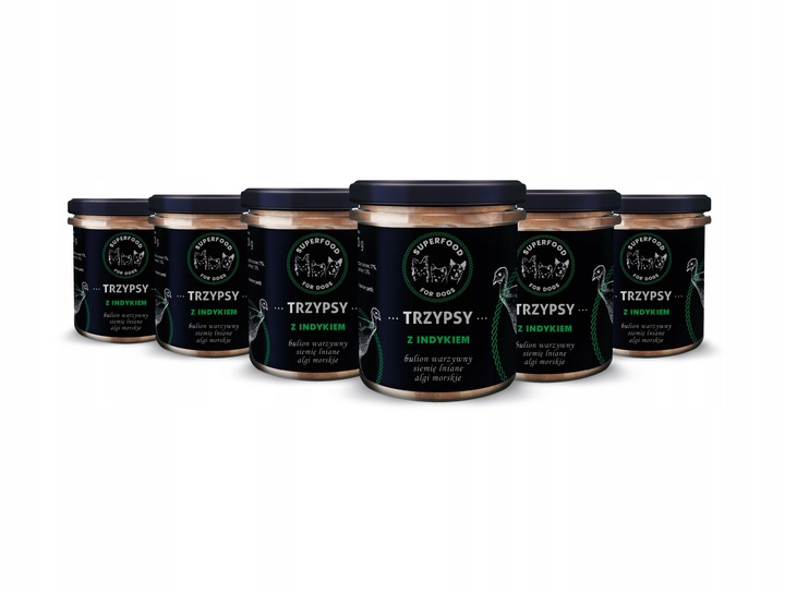 Třípsy S Krůtím Masem Vlhké Krmivo Sada 6 X 300 G