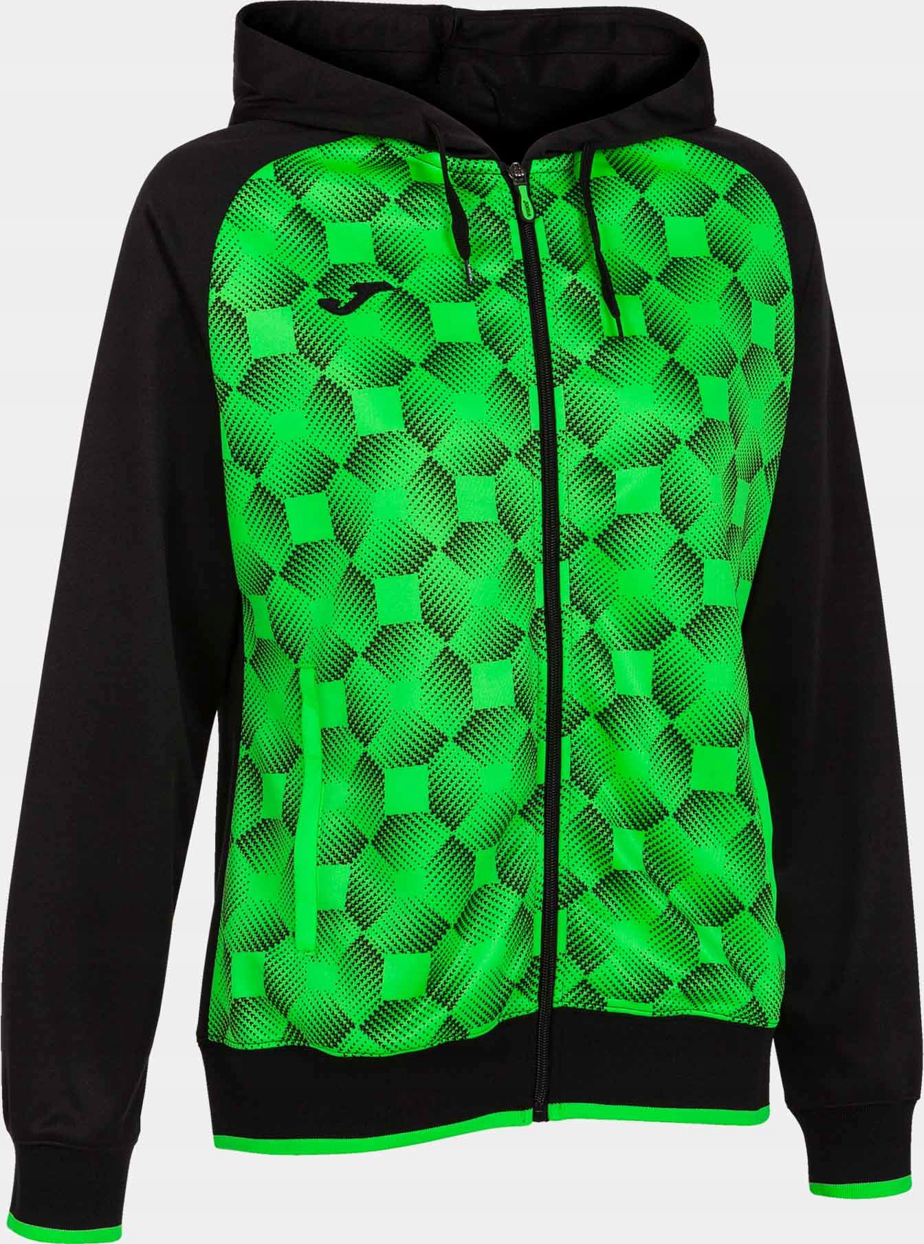 Dámská mikina Joma Supernova III Zip-Up Hoodie Fluor Green|L CH-17