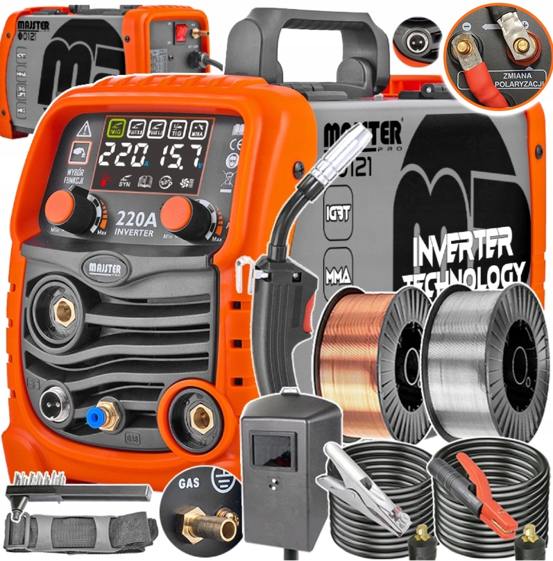 Spawarka >WtykGAS< inwertorowa inwerterowa MIGOMAT MIG MMA 220A PRO MP0121