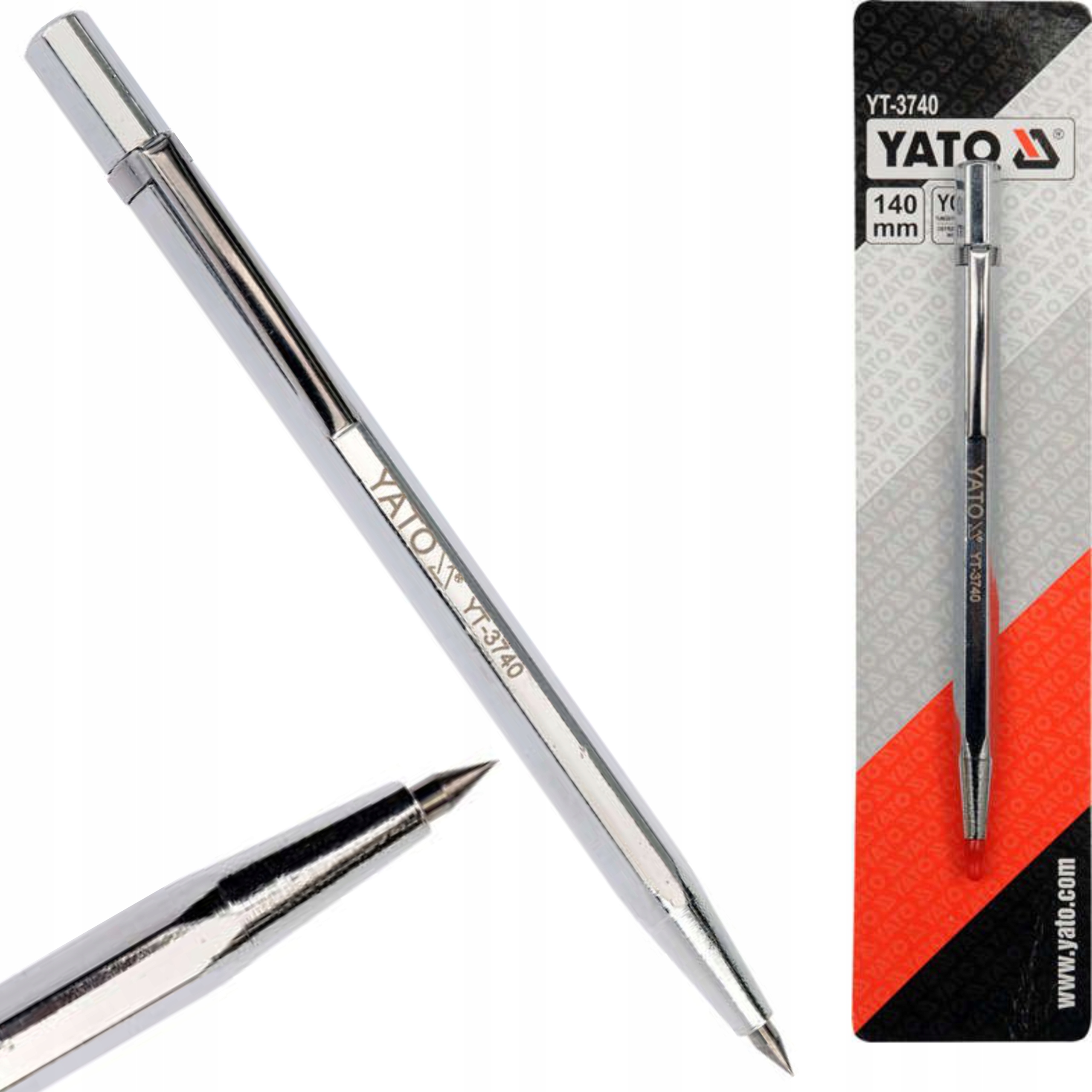 

Rysik Do Szkła Metalu Ceramiki Traserski Yato 14cm
