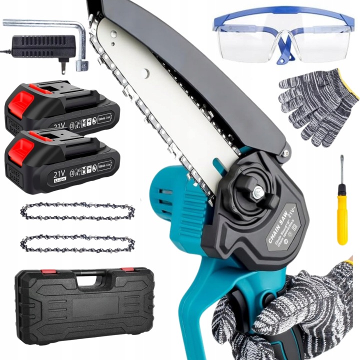Řetězová Pila Větve Mini Akumulátorová Pila Na Větve 2 Aku