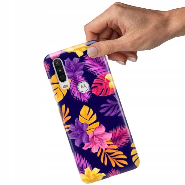 

Etui do Motorola One Action Kwiaty Top Woman