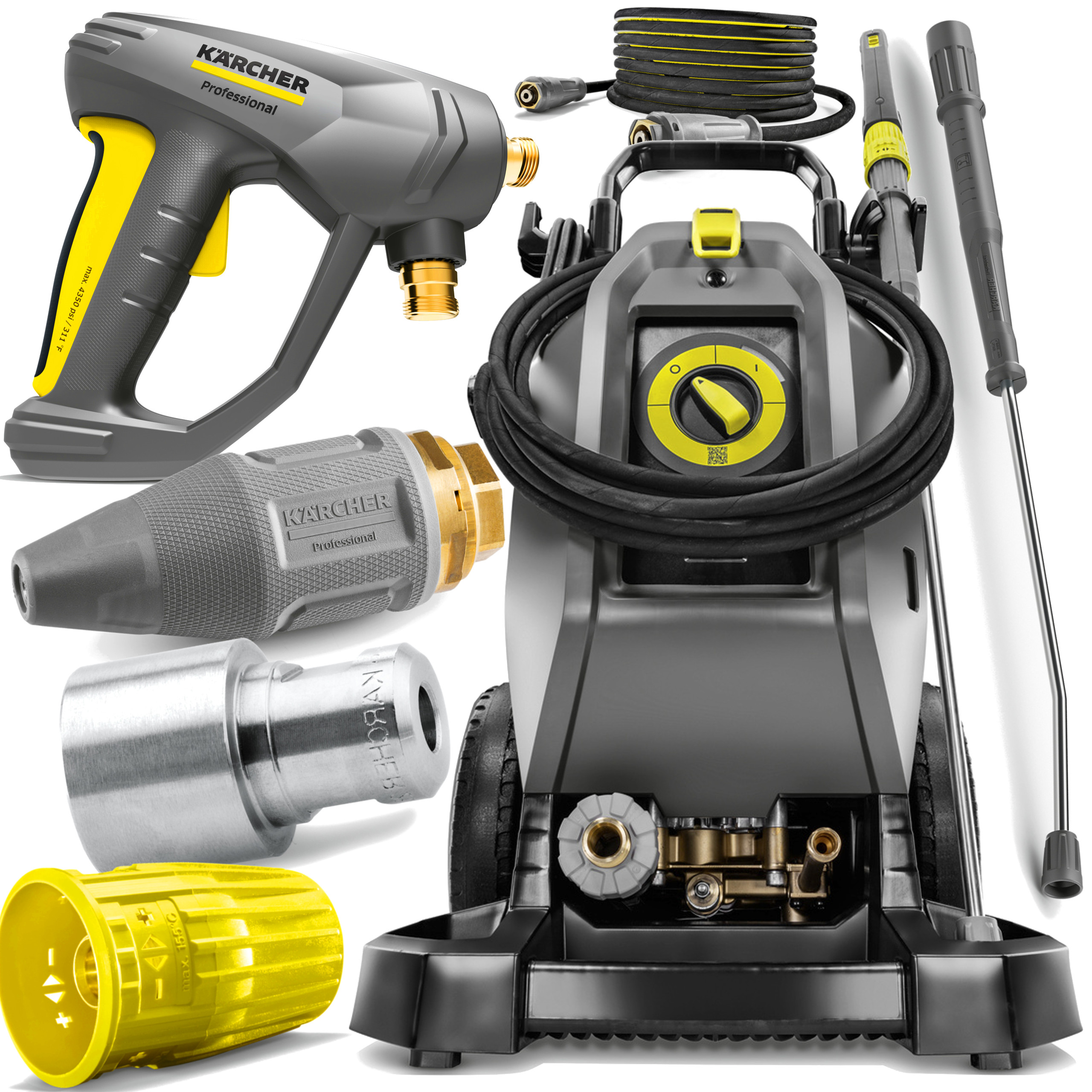 Tlaková myčka Kärcher Hd 10/25-4 S Plus tryska 250 bar 8800 W 1.286-960.0