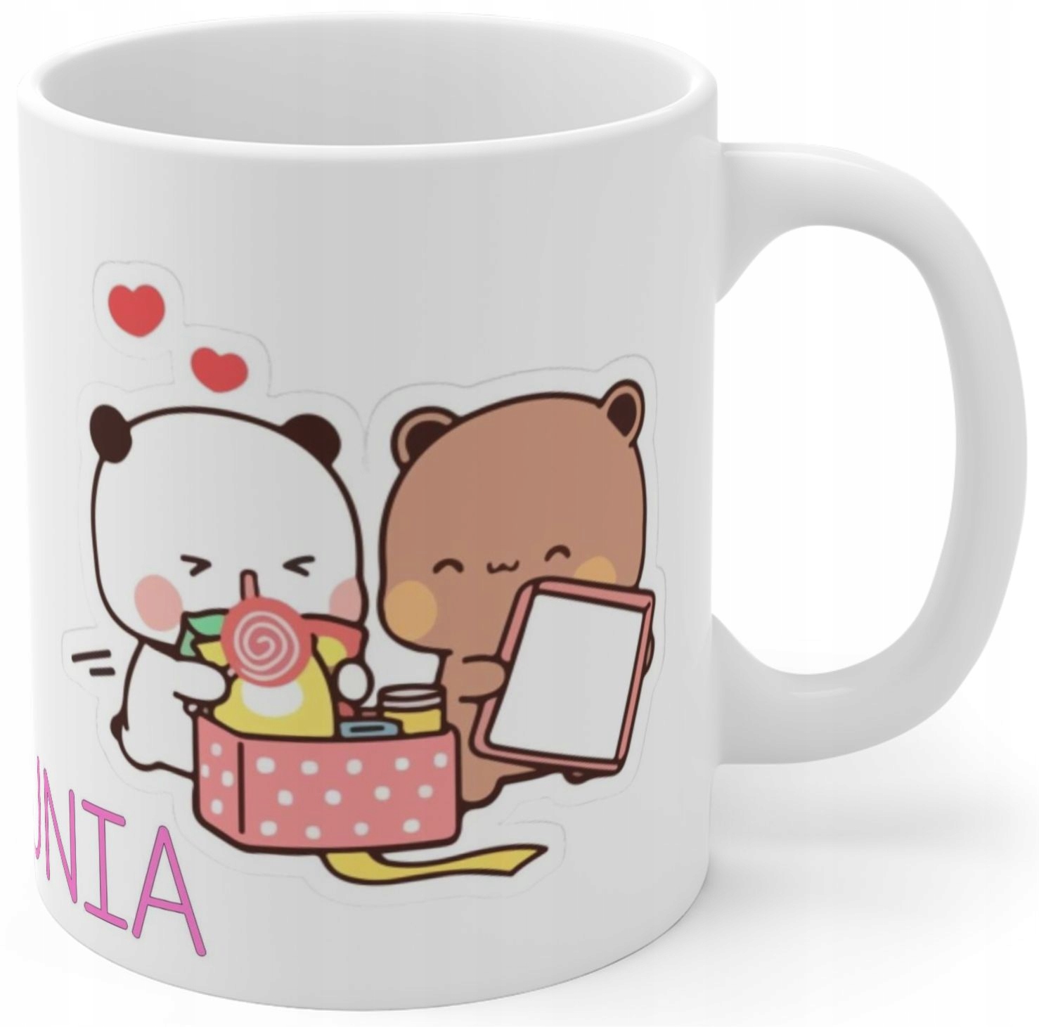 

Kubek imię Bubu Loves Dudu Mochi Peach