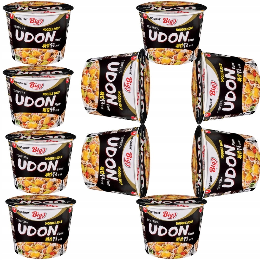 10x Koreańska Zupka Błyskawiczna Instant Tempura Udon Kubek 111g Nong Shim