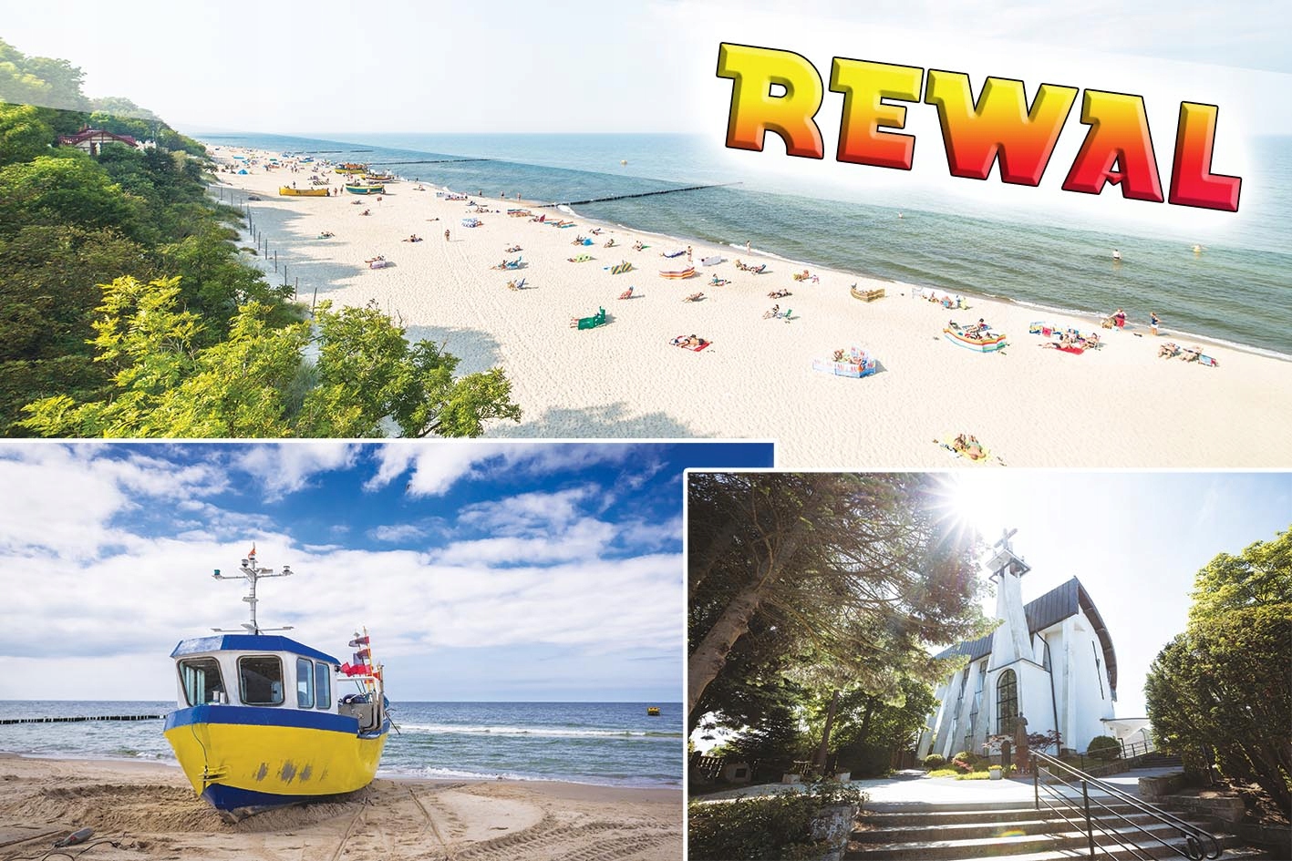 

Magnesy na lodówkę miasta - Rewal