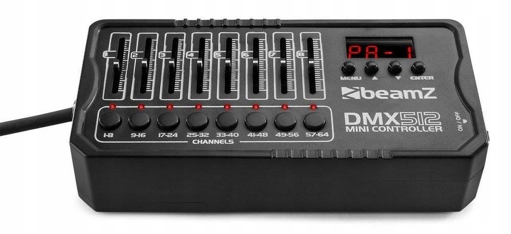 

Mobilny sterownik oświetleniowy DMX 512 BeamZ