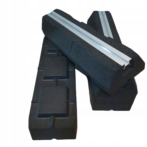 Gumová základna pod tepelné čerpadlo 60 cm riser 20 cm h Vysoká zesílená