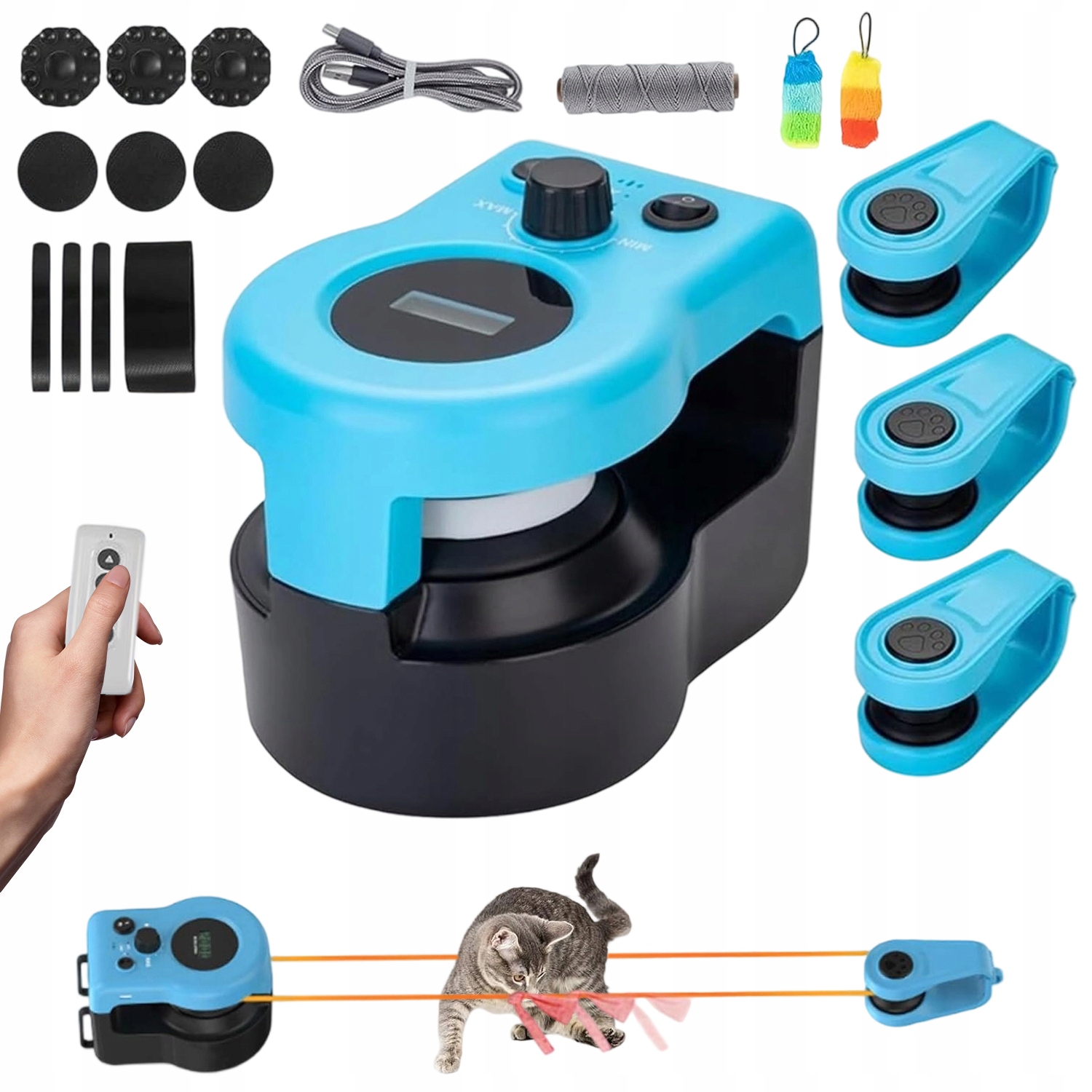 Dálkově Ovládaná Myš Pro Hraní Pro Kočky – Automatický Manuální Režim