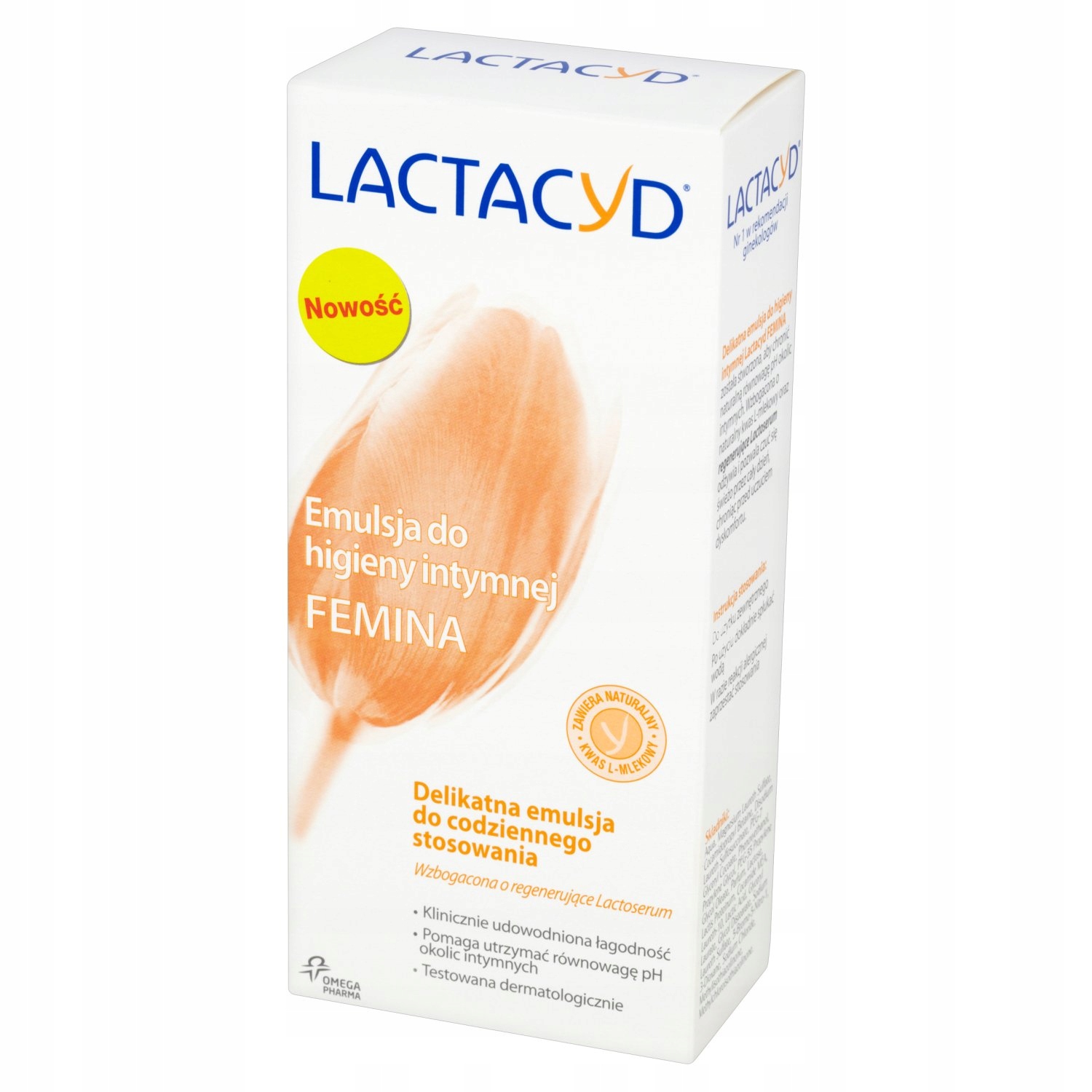 LACTACYD FEMINA EMULSJA DO HIGIENY INTYMNEJ 200 ML Marka Lactacyd