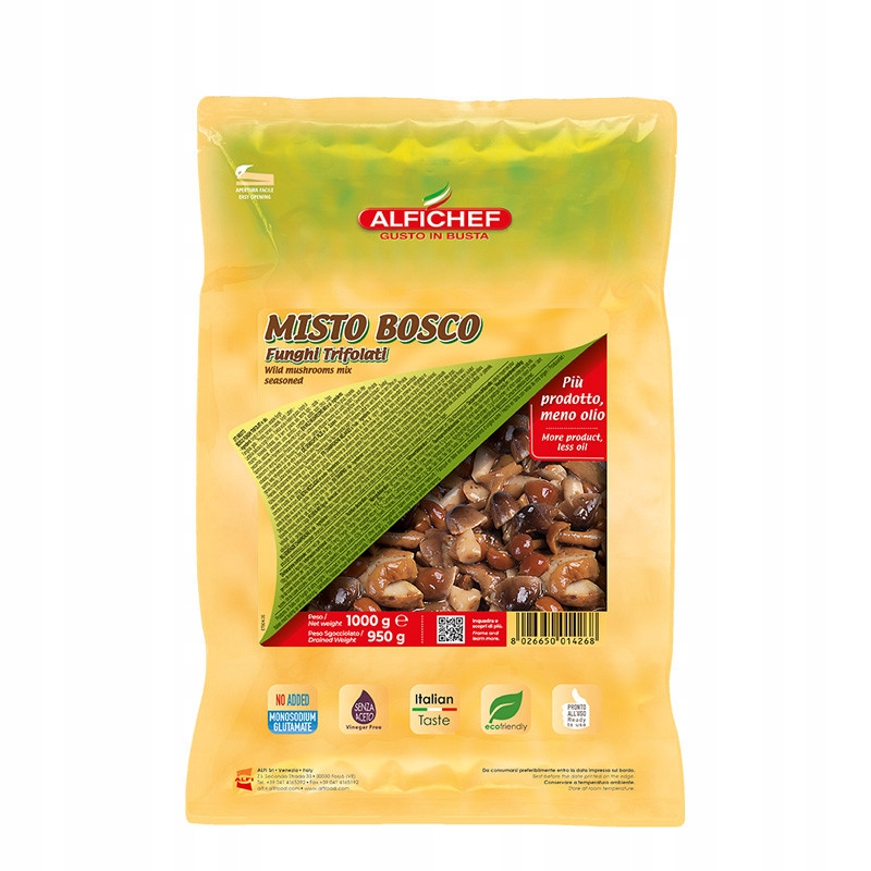 Levně Houby mix v oleji 1 kg Alfichef