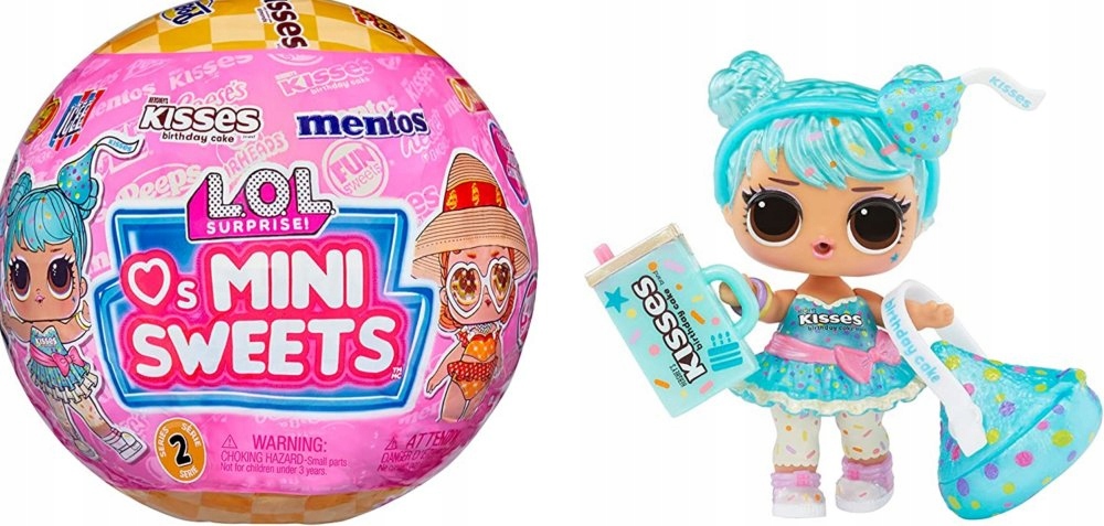 LOL Surprise MINI SWEETS LALECZKA SŁODYCZE EAN (GTIN) 0035051119609