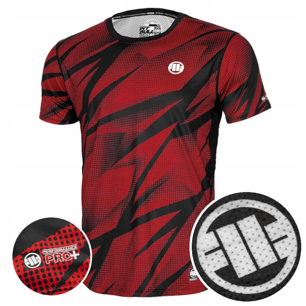 Męska Koszulka Pitbull Mesh Performance Sportowa Rashguard Dot Camo 2_XXL