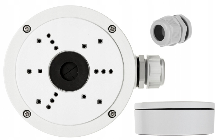 Puszka Montażowa DS-1280ZJ-S Hikvision Metalowa Do IPCAM-T4/T5/T6