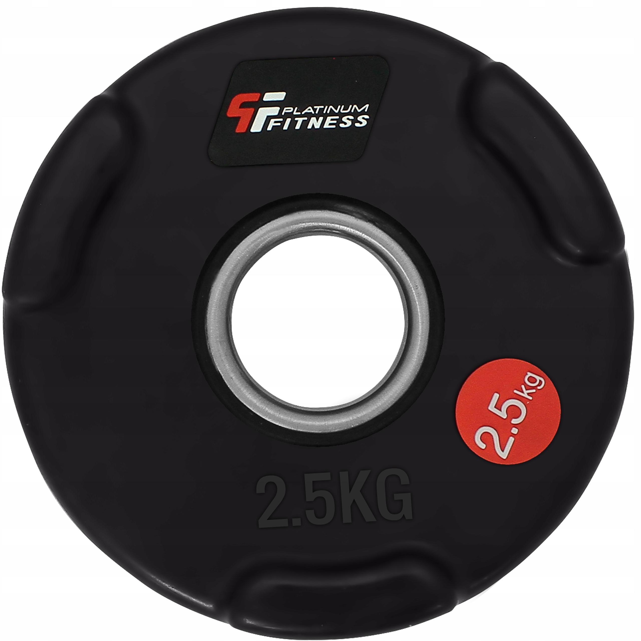 PLATINUM FITNESS ZESTAW OBCIĄŻENIA 50 KG OLIMPIJSKIE OGUMOWANE 50 MM Marka Platinum Fitness