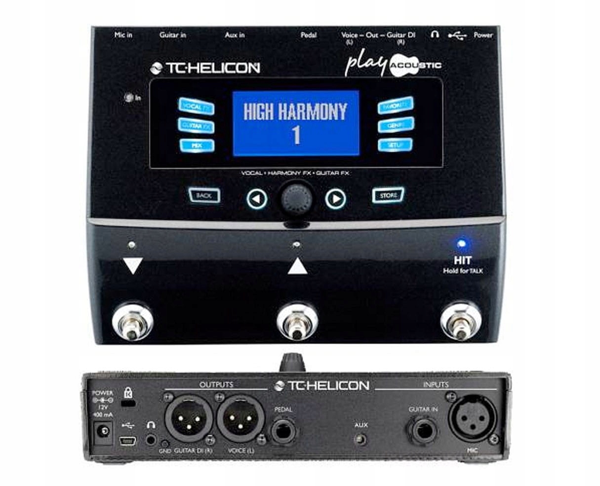 Tc Helicon Play Acoustic – vokálně-kytarový efektový procesor
