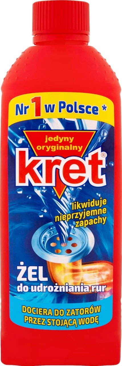 

Kret Żel Do Udrożniania Rur 500G