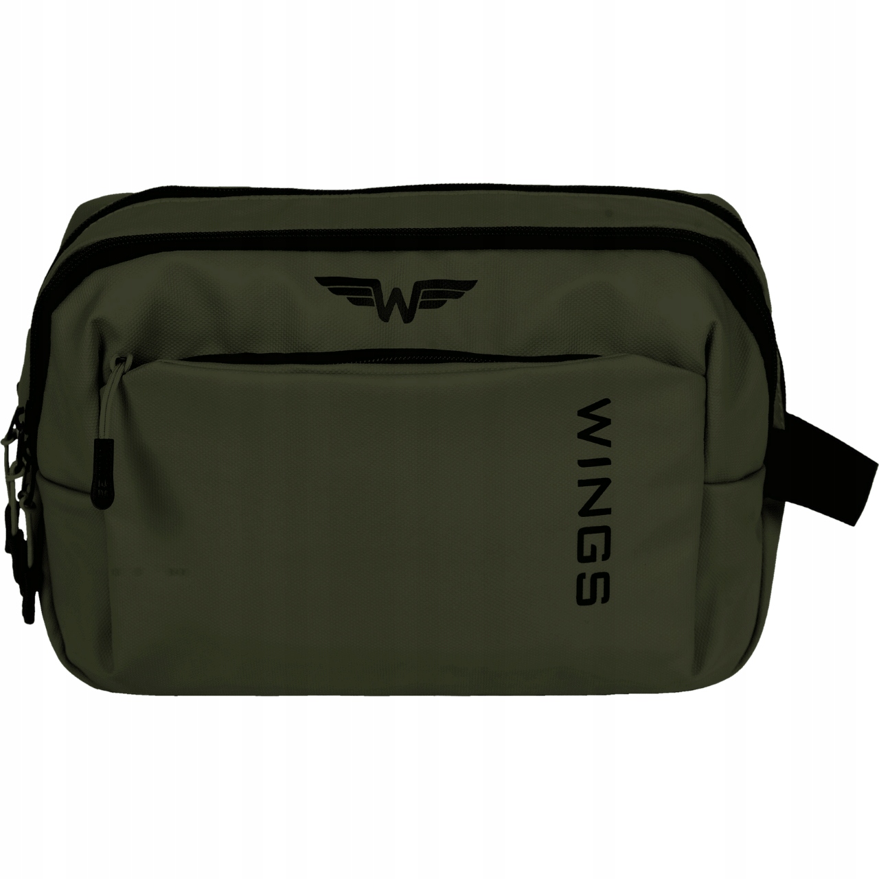 Kosmetyczka podróżna Wings Rook wodoodporna wytrzymała Dark Green Zielona