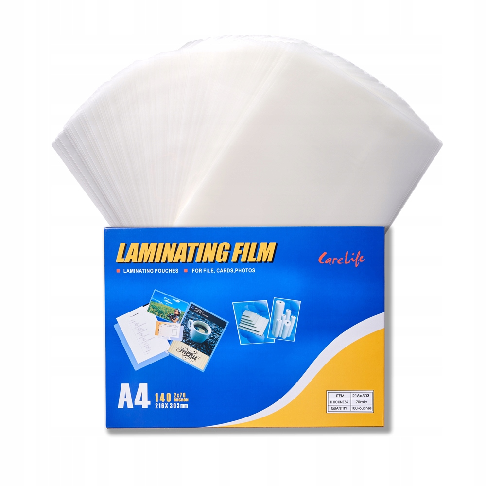 

Folia Laminacyjna do Laminowania A4 70 MIC 100 szt