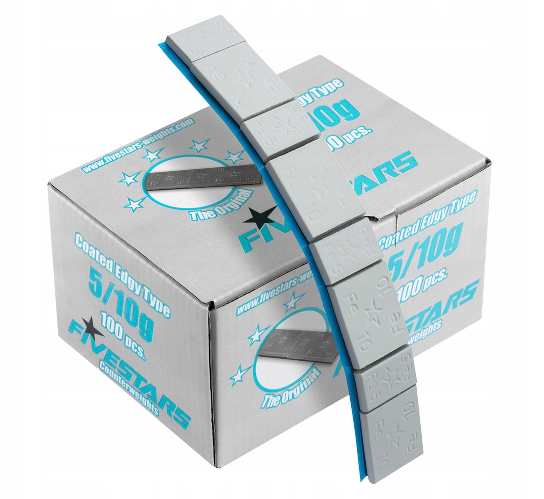 

Ciężarki klejone do kół Alu Powlekane 5/10g