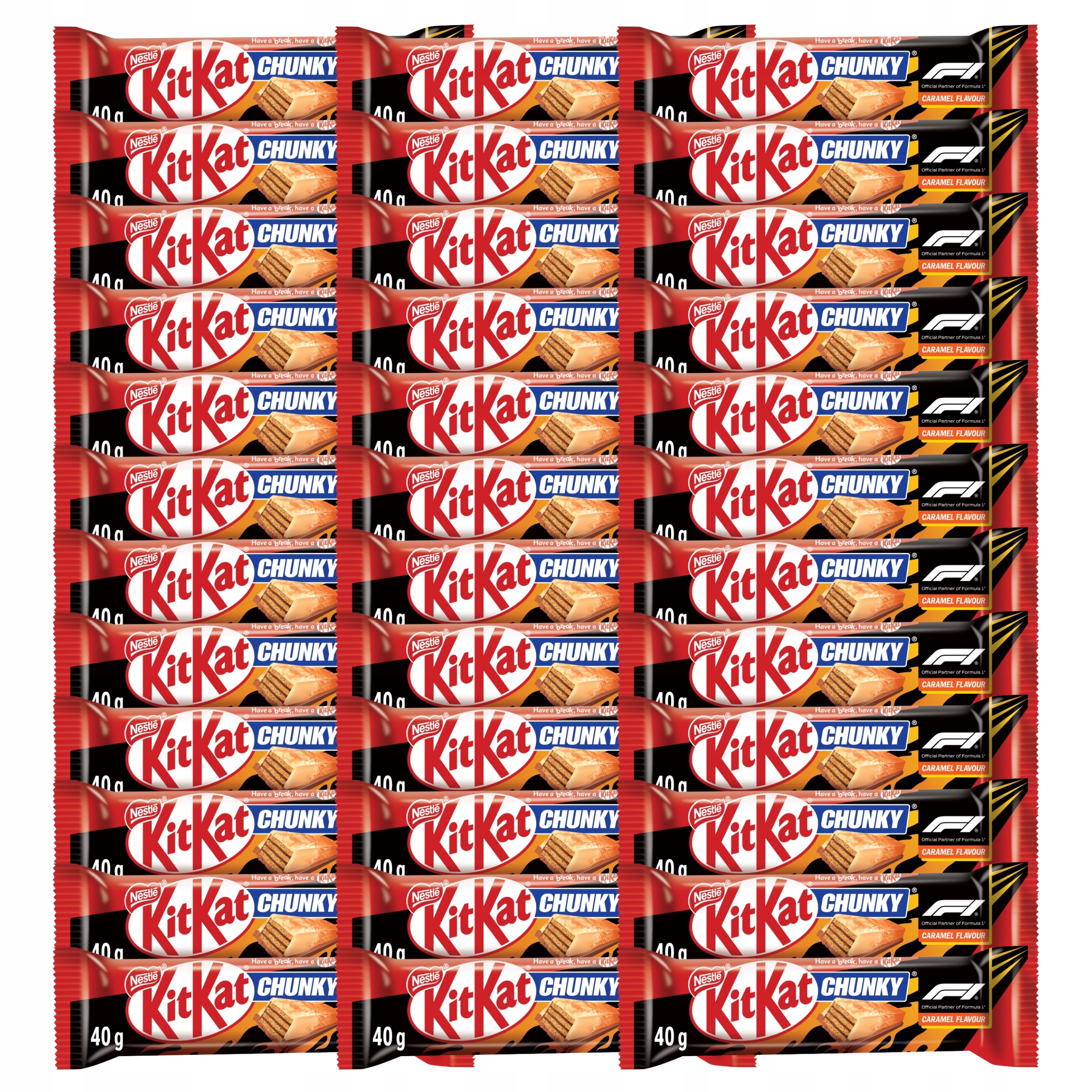 KitKat Chunky Caramel Chrupiący wafelek karmelowy w polewie 40g x36