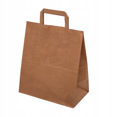 Torba papierowa z uchwytem 260x140x300 mm 250sztuk