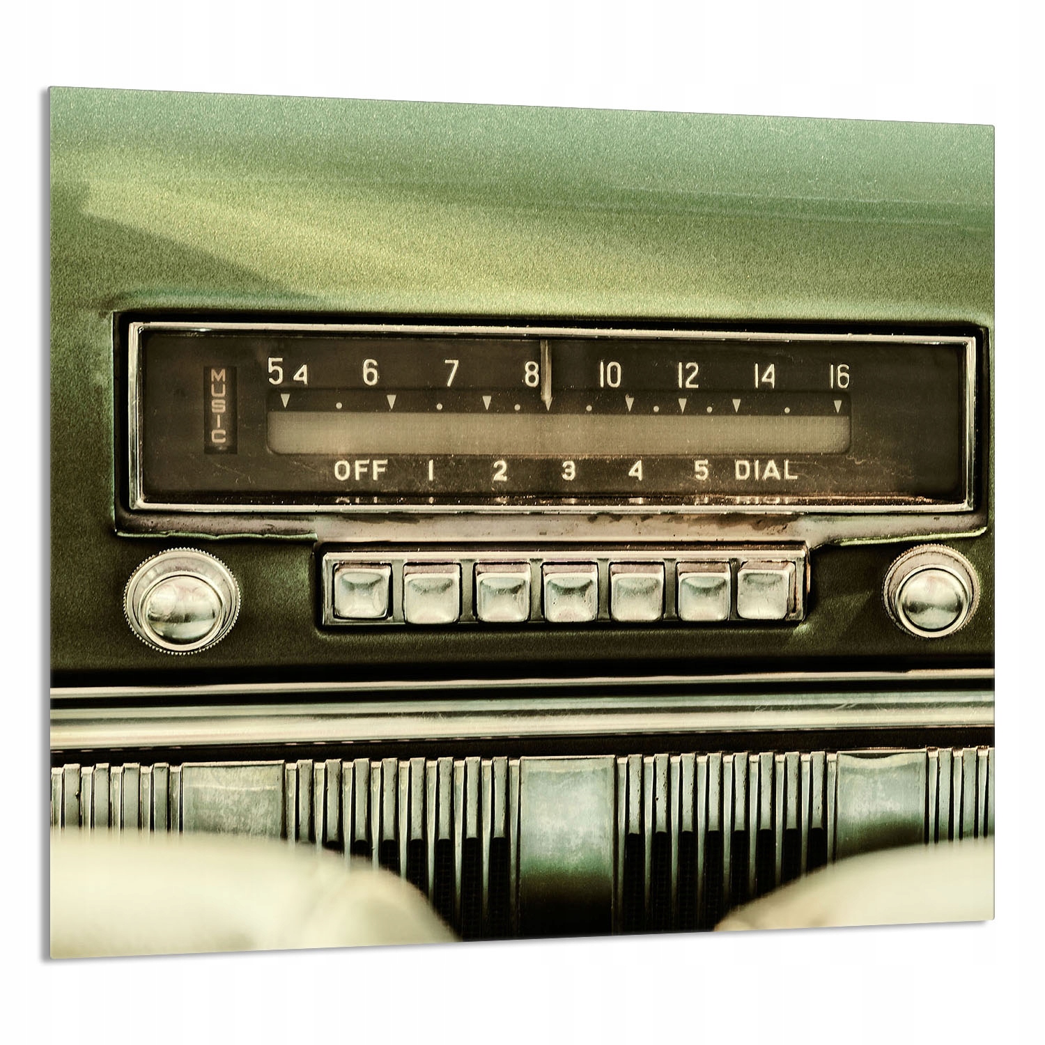 Skleněný Panel Do Kuchyně 65x60 Rádio Tvrzené Sklo