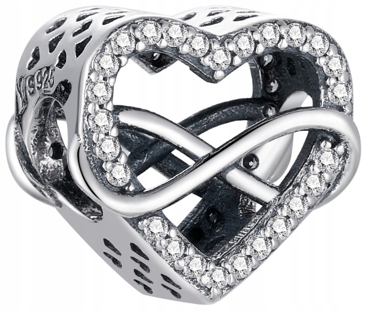 

Zawieszka Charms Serce Nieskończoność do Pandora