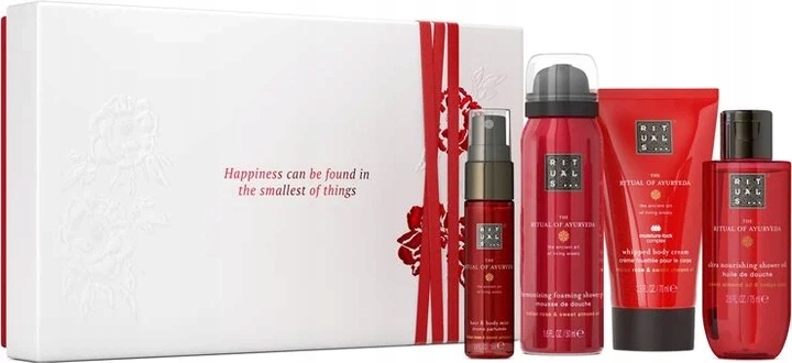 Rituals Ayurveda gift Zestaw balsam krem pianka mgiełka olejek 4 el