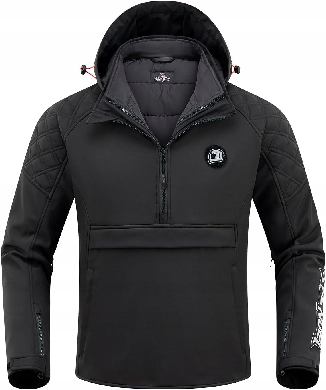 Iron Jia's Motocyklová bunda s pancierom, teplá, vodeodolná *XL 4 póry