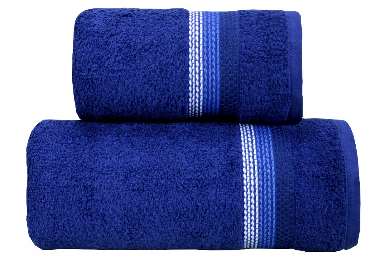 

Ręcznik Kąpielowy Granatowy 70x140 Ombre Bawełna
