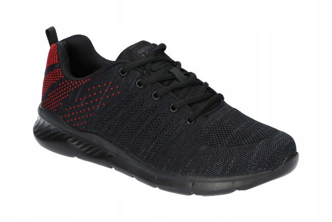 American Club HA03 Adidasy Sportovní Boty Bk/rd 41