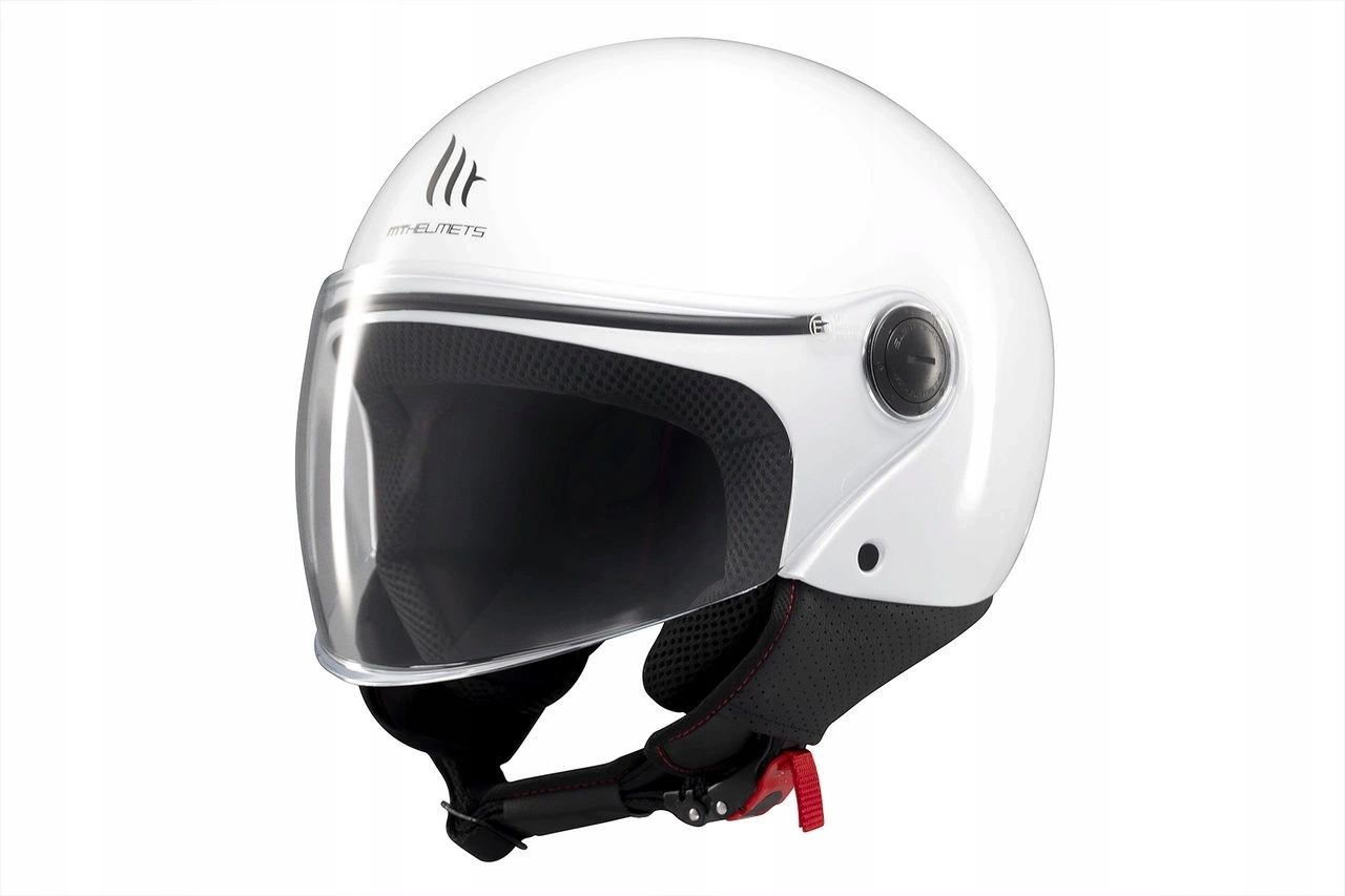 Otvorená prilba Mt OF501B Street S Solid A0 Gloss biely lesk M