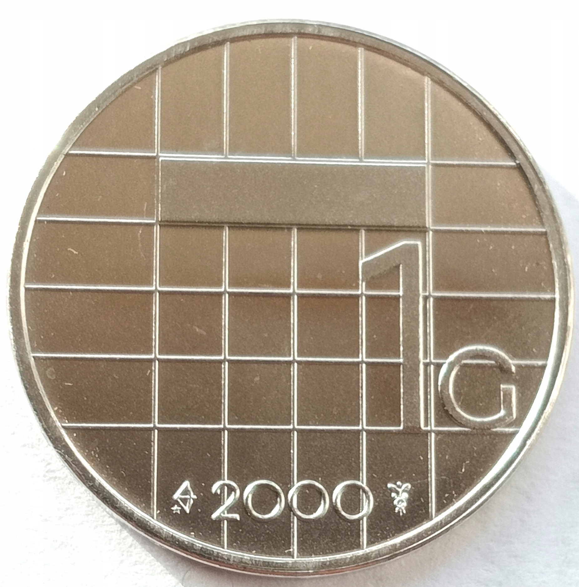 Holandia 1 Gulden 2000 Mennicza (UNC)