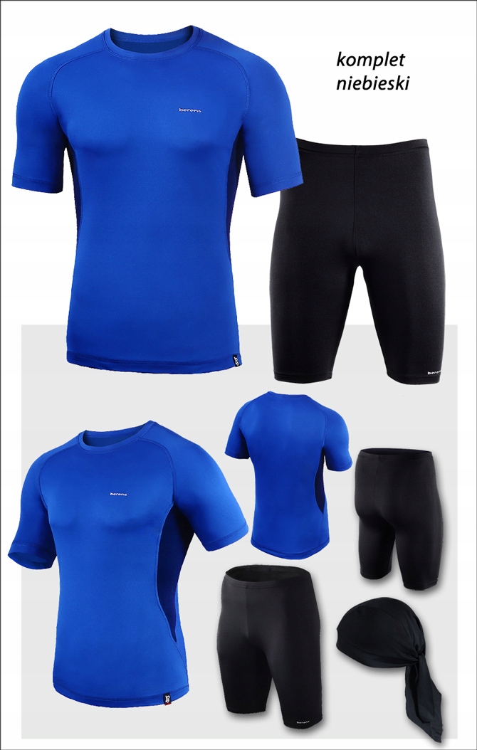 SPORTOWA KOSZULKA + SPODENKI BERENS +GRATIS XXL Model powerelastic