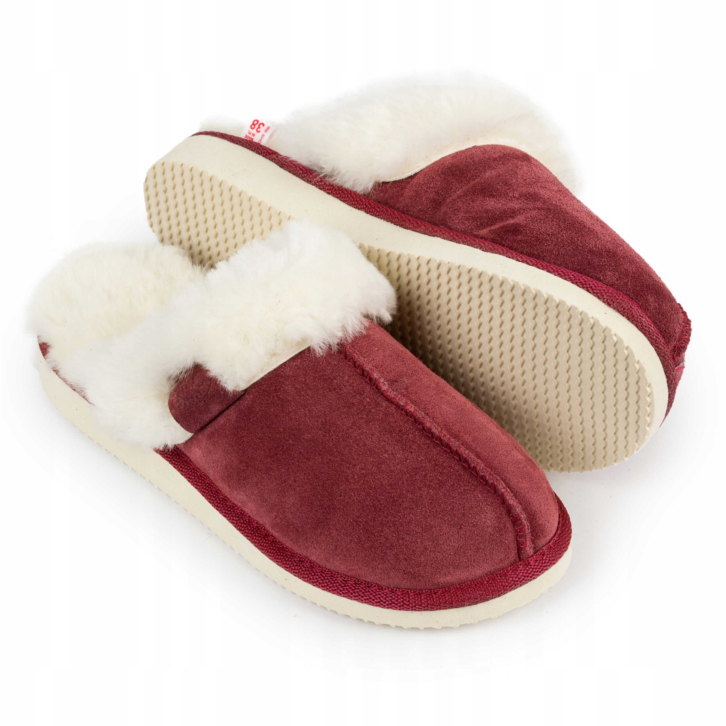 Prémiové dámské Pantofle Teplé domácí Sandále s vlnou IreShoes vel. 38