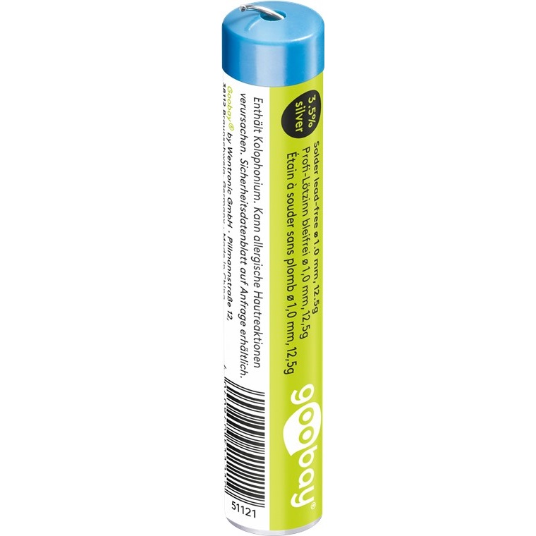 

Cyna lutownicza bezołowiowa FixPoint 1.0 mm 12.5 g