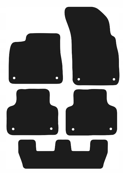 килимки ОСНОВНИЙ до Audi Q7 II 7 особи 2016-