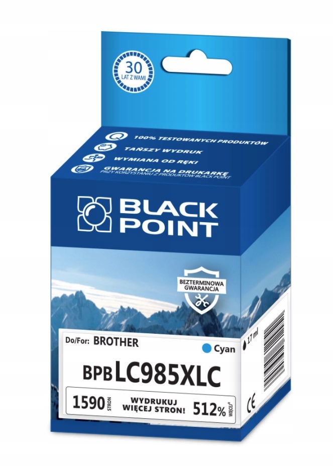 

Cart. Brother LC 985 cyan Blackpoint