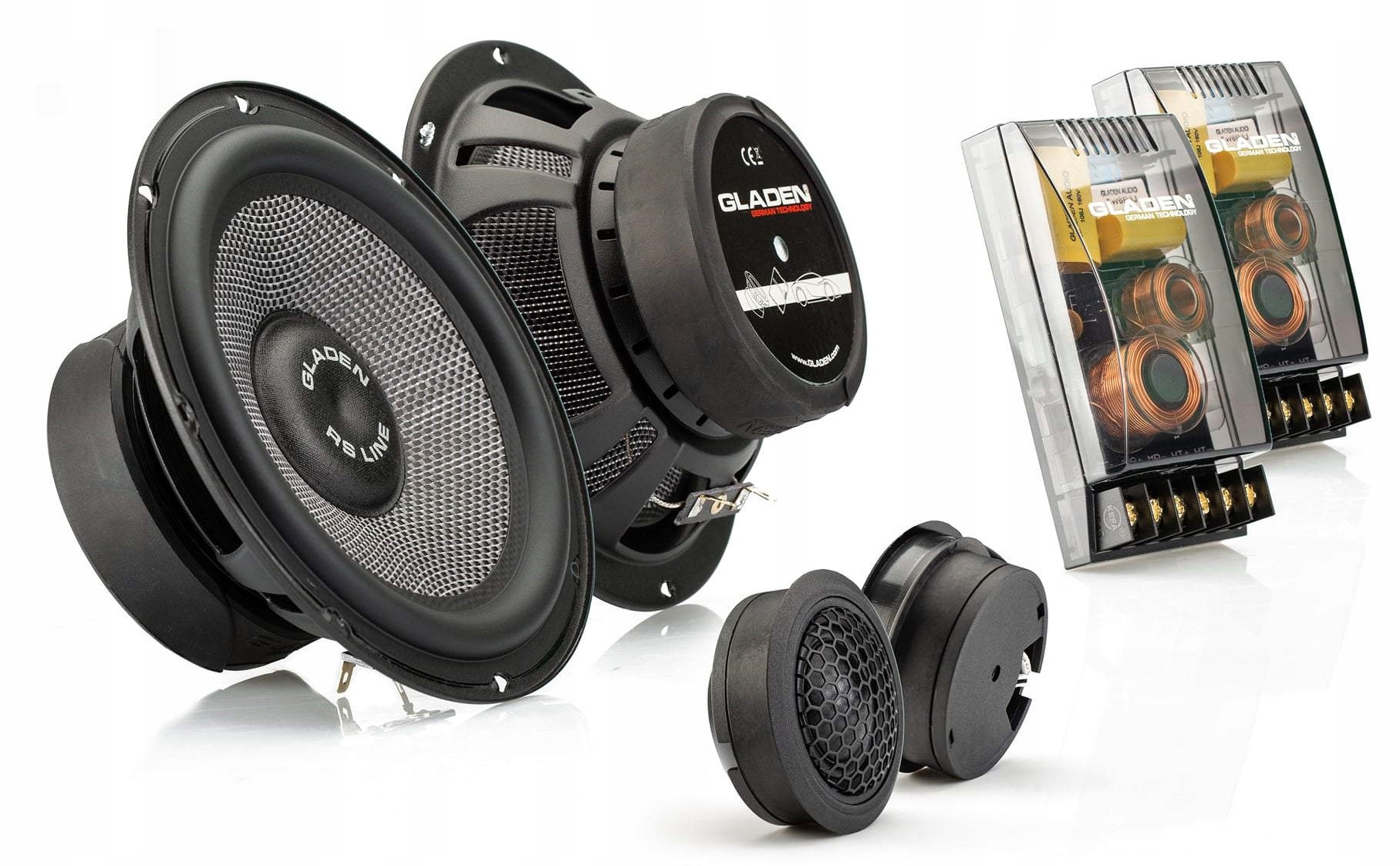 Gladen Rs 165 G2 – 2-cestný set 165 mm, 100 W Rms
