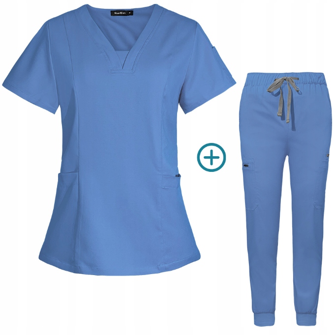 KOMPLET MEDYCZNY KOSZULKA SPODNIE UNIFORM DAXSSKI Rozmiar XS