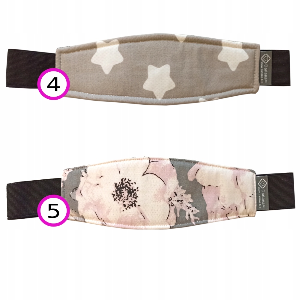 POLSKA OPASKA PODTRZYMUJĄCA GŁÓWKĘ DO FOTELIKA NA ZAGŁÓWEK DARIANA | wzory Kod producenta 606.166