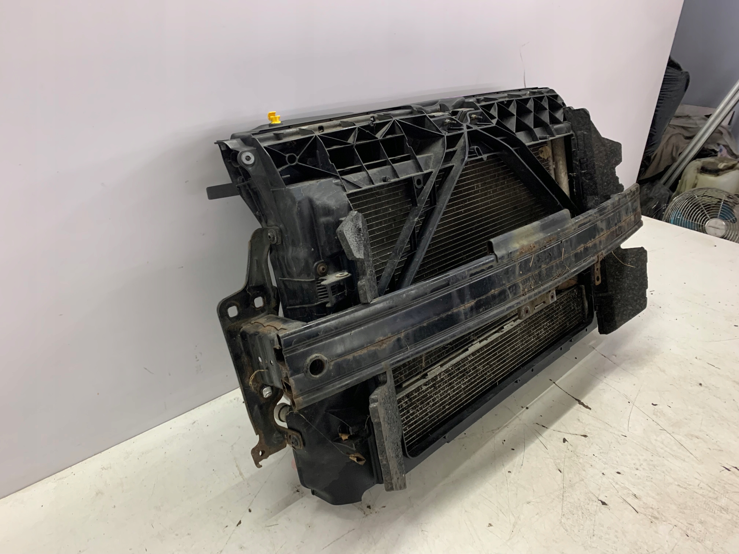 support panel for radiators radiator KOMPLET SKODA FABIA III 1.4 TDI 14-18