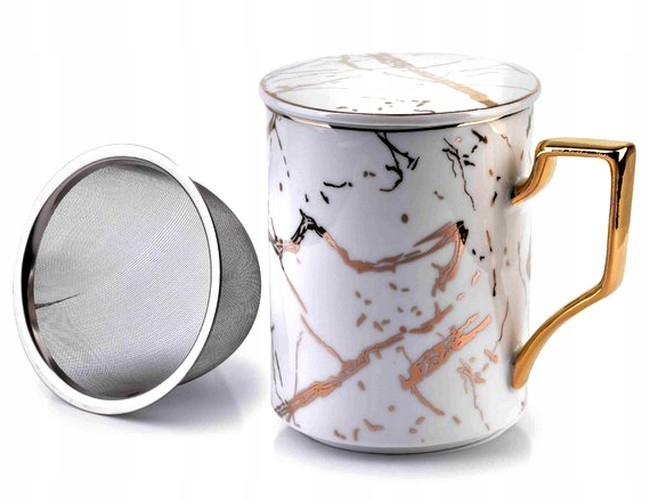 

Kubek Z Zaparzaczem I Pokrywką 400 ML Criste Gold