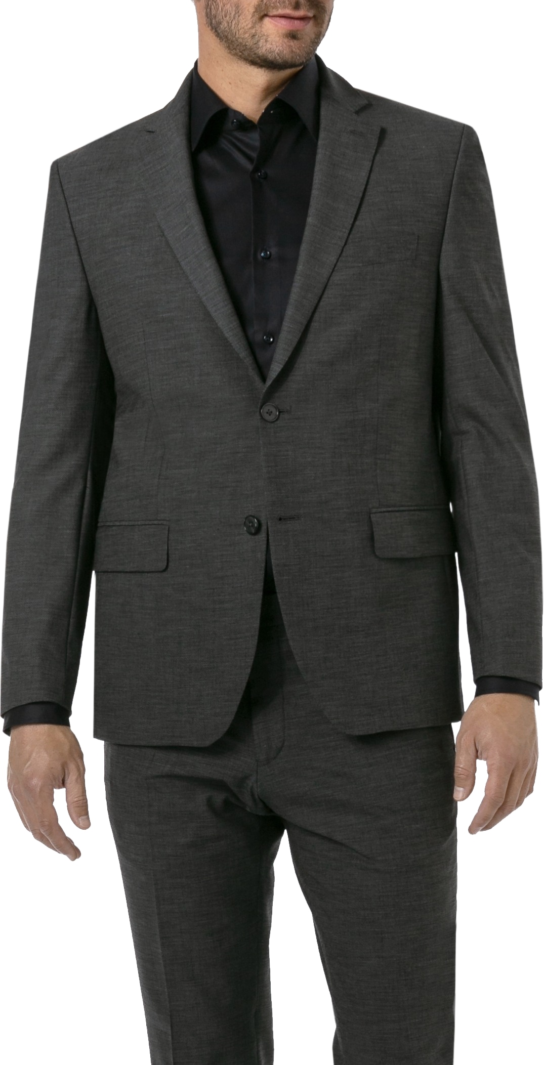 Hechter Paris Pánská Sako S Šedou Vlnou A Knoflíky 25 6BA