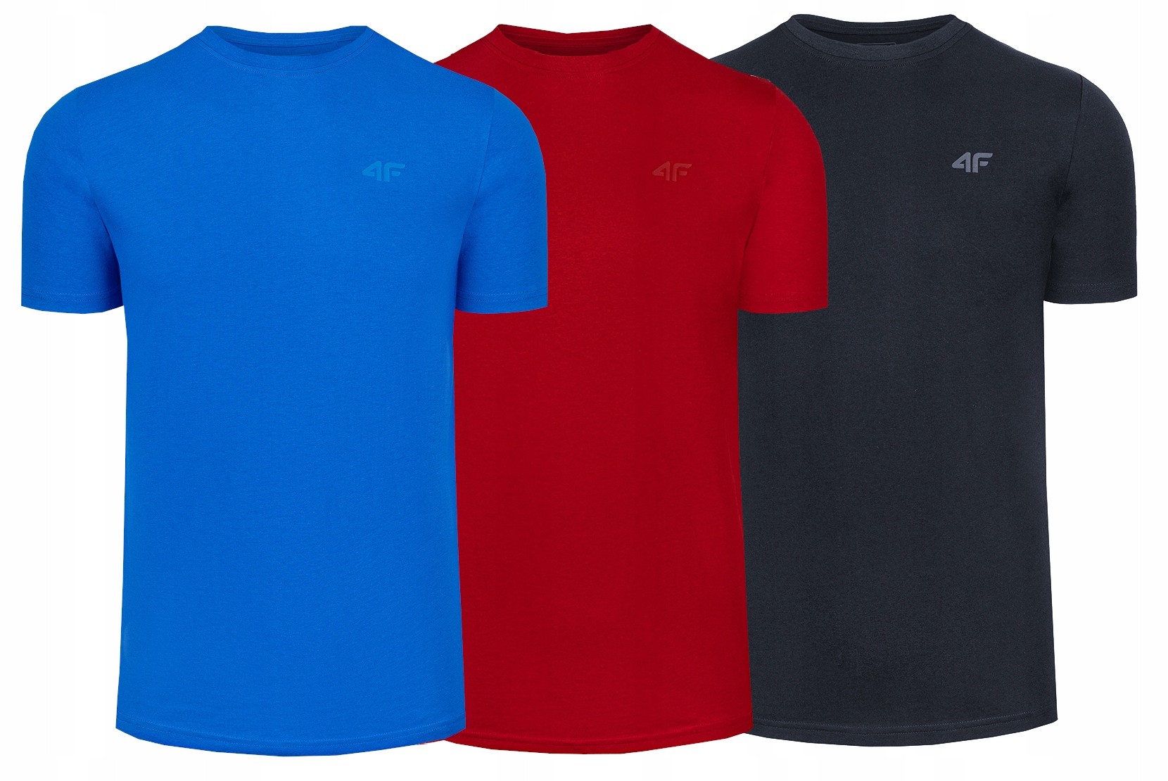 

Koszulka Męska 4F T-shirt Sportowy Zestaw 3SZT