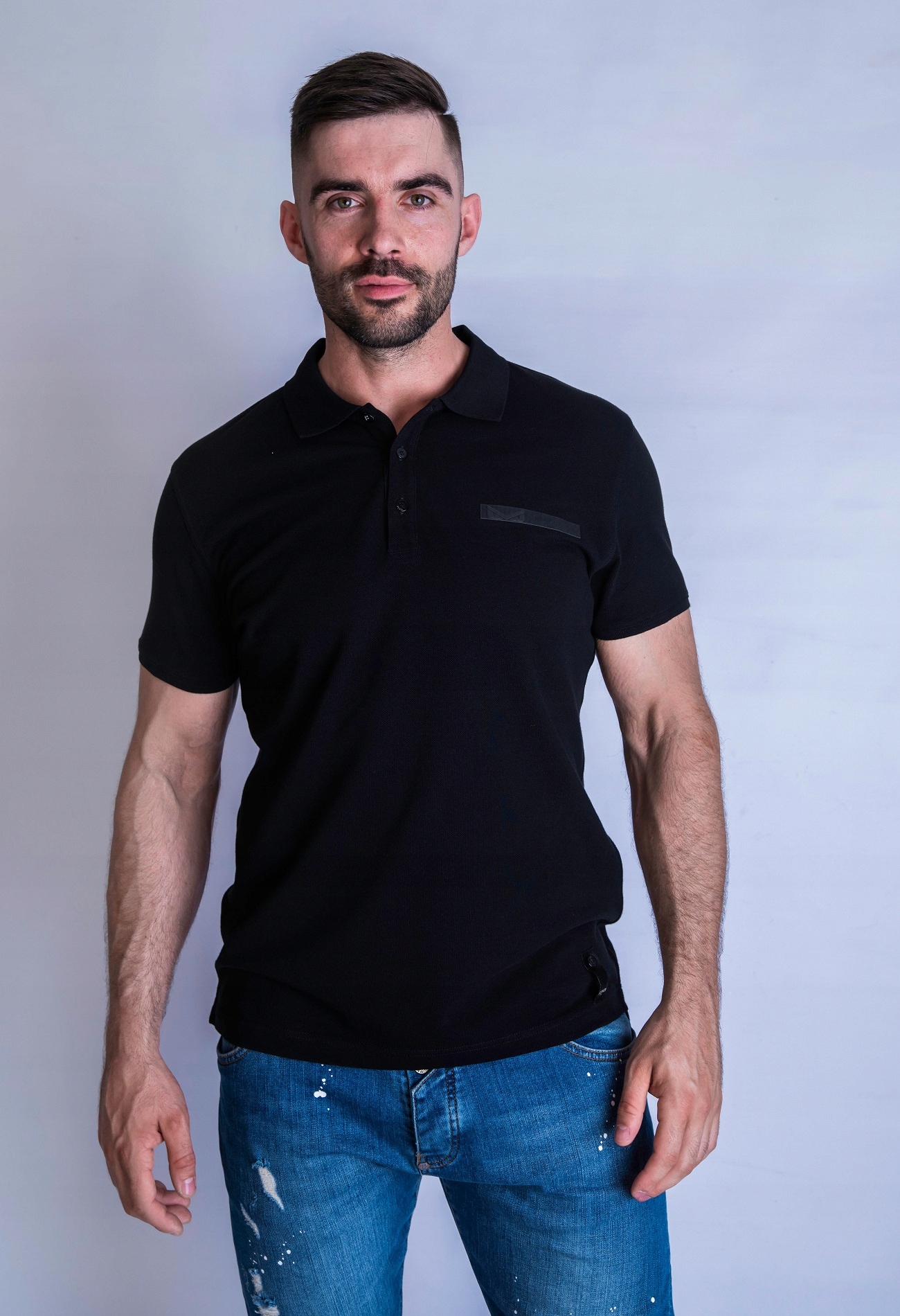 Pánská polokošile černá Fendi vel.46 Originál