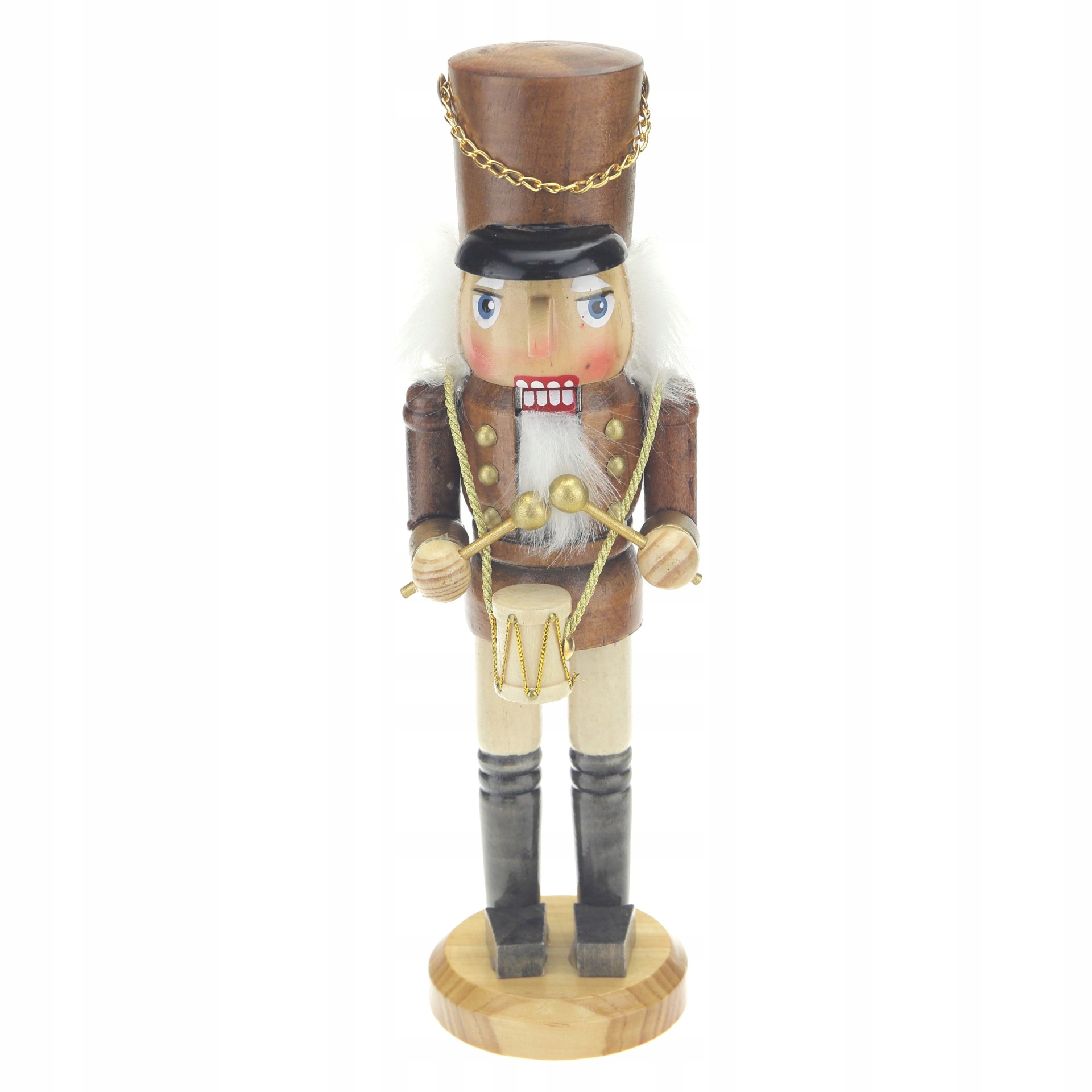 

Drewniany Dziadek do orzechów Dobosz 25cm