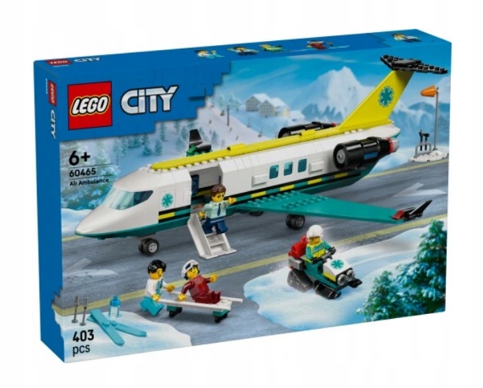 Lego 60465 City Letadlo Záchranné Služby